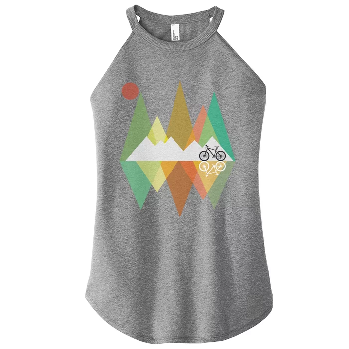 Retro Mountain Bike Gift Vintage Mtb Gift Women’s Perfect Tri Rocker Tank