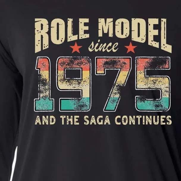 Role Model Born 1975 And The Saga Continues Birthday Cooling Performance Long Sleeve Crew