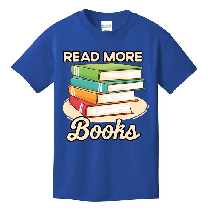 Read More Books Case National Read A Book Day Meaningful Gift Kids T-Shirt