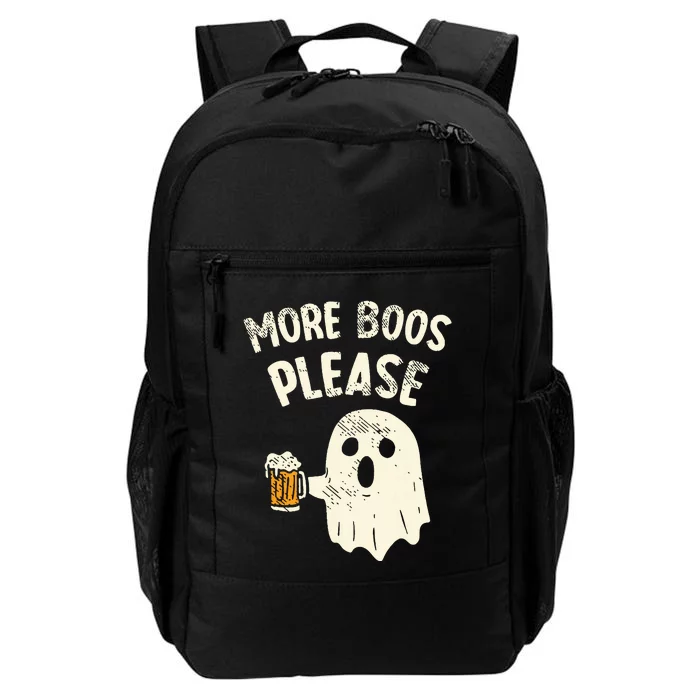 Retro More Boos Please Ghost Beer Halloween Costume Daily Commute Backpack