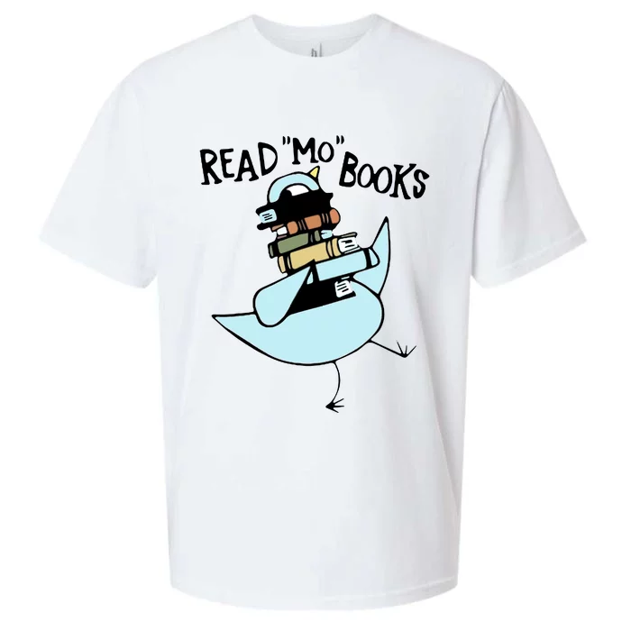 Read Mo Books Pigeon Library Reading Books Reader 2024 Sueded Cloud Jersey T-Shirt