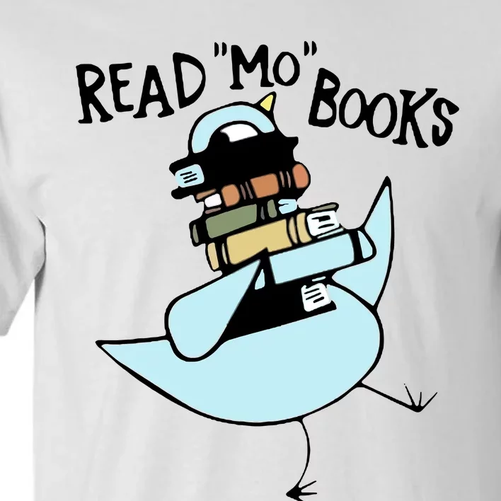 Read Mo Books Pigeon Library Reading Books Reader 2024 Tall T-Shirt