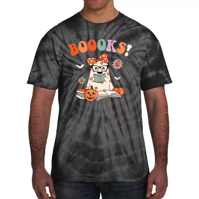 Read More Books Spooky Teacher Cute Halloween Tie-Dye T-Shirt