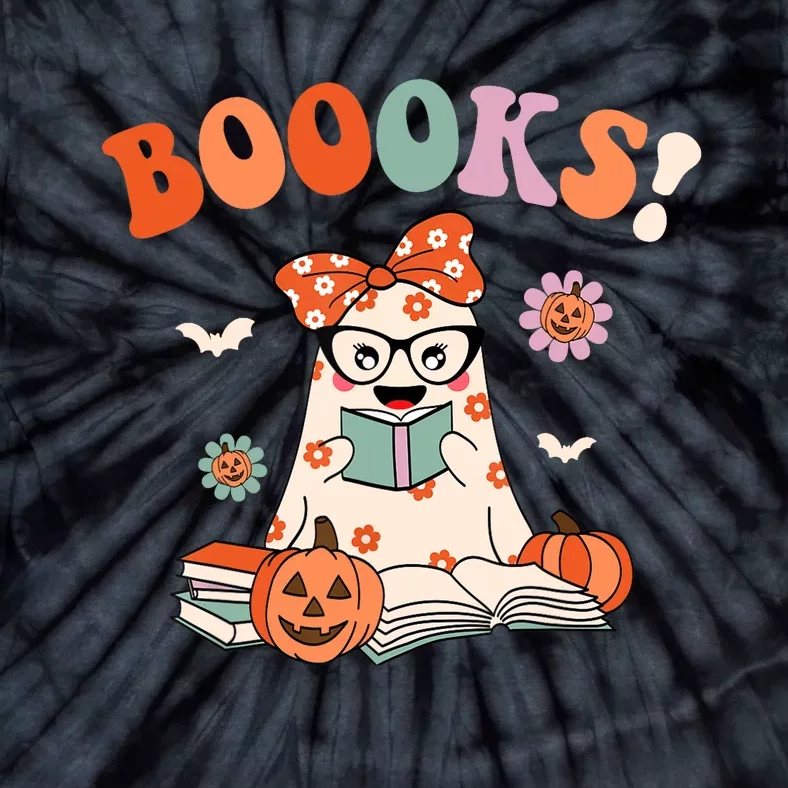 Read More Books Spooky Teacher Cute Halloween Tie-Dye T-Shirt