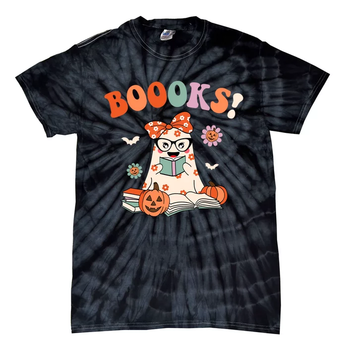 Read More Books Spooky Teacher Cute Halloween Tie-Dye T-Shirt