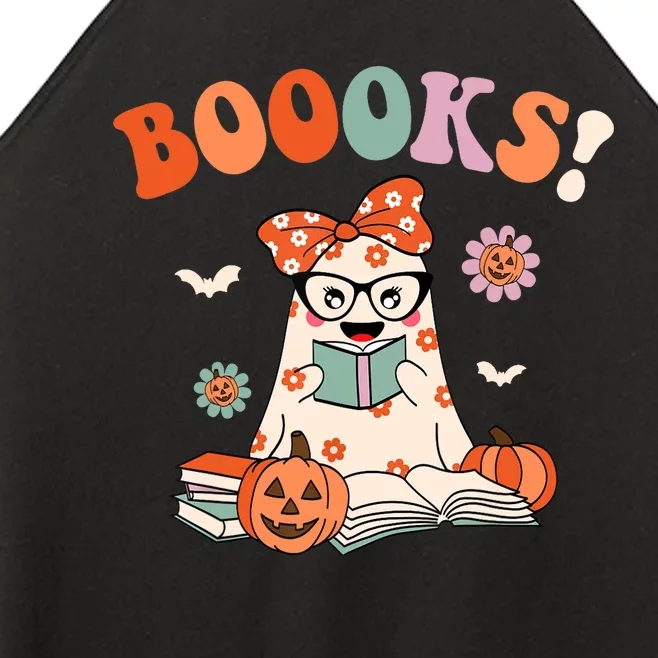 Read More Books Spooky Teacher Cute Halloween Women’s Perfect Tri Rocker Tank