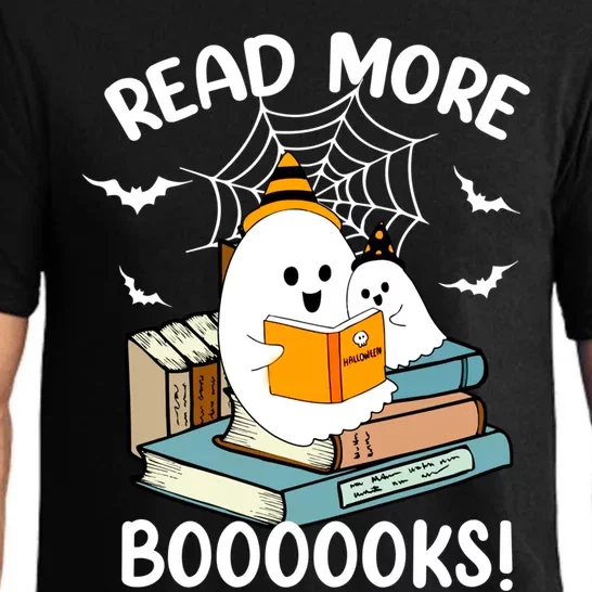 Read More Boooooks Cute Ghost Read More Boooooks Halloween Gift Pajama Set