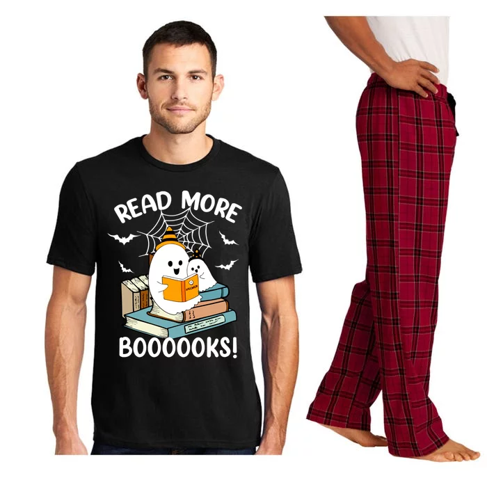 Read More Boooooks Cute Ghost Read More Boooooks Halloween Gift Pajama Set