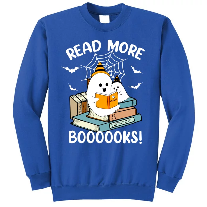 Read More Boooooks Cute Ghost Read More Boooooks Halloween Gift Sweatshirt