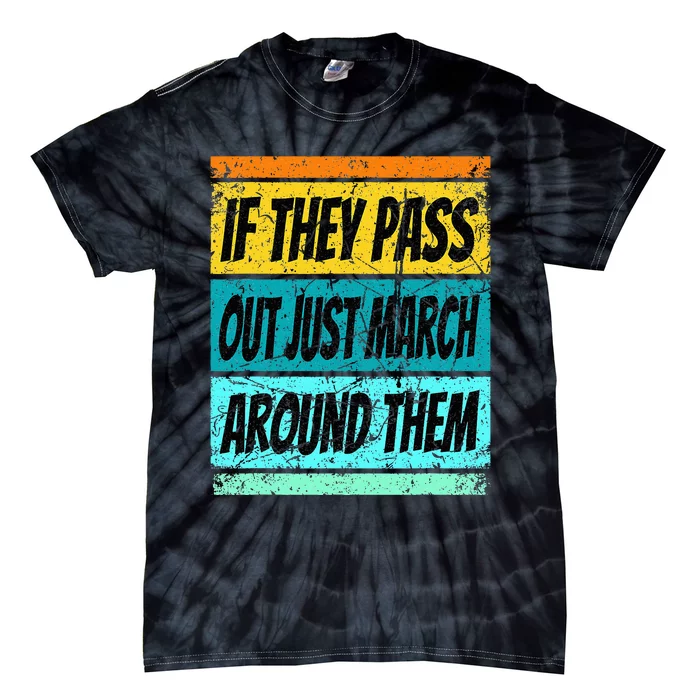 Retro Marching Band Pass Out Band Camp Tie-Dye T-Shirt