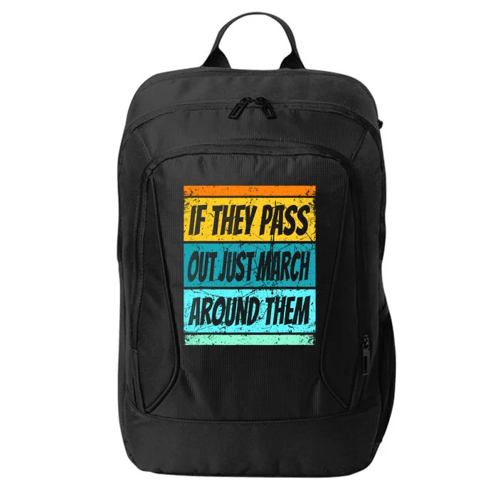 Retro Marching Band Pass Out Band Camp Men Women Kids City Backpack