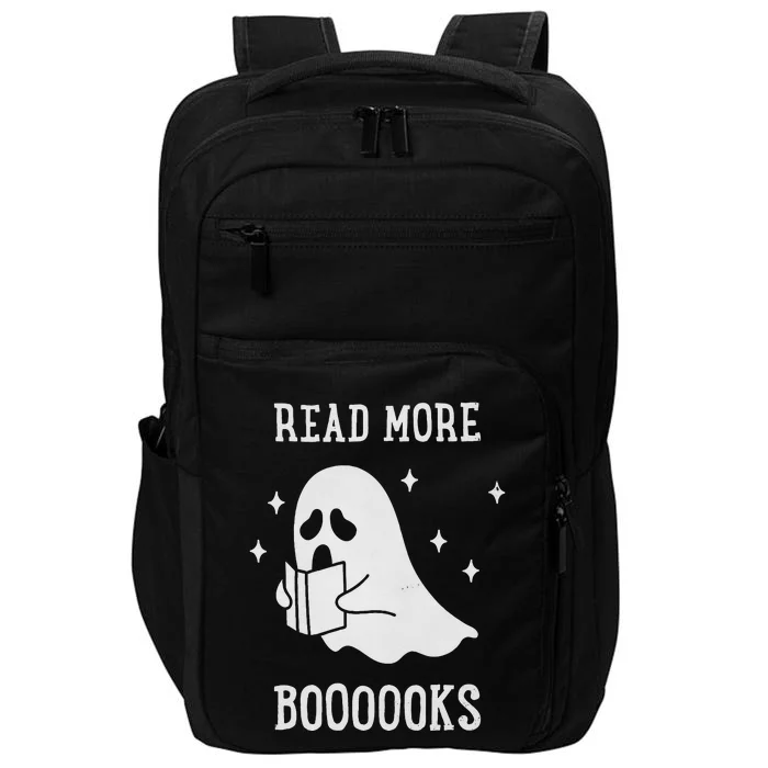 Read More Boooooks Cute Ghost Read More Boooooks Halloween Impact Tech Backpack