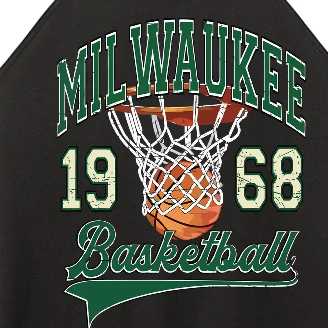 Retro Milwaukee Basketball 1968 Women’s Perfect Tri Rocker Tank