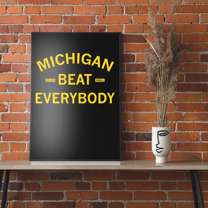 Raygunsite Michigan Beat Everybody 23 24 Fball New Poster