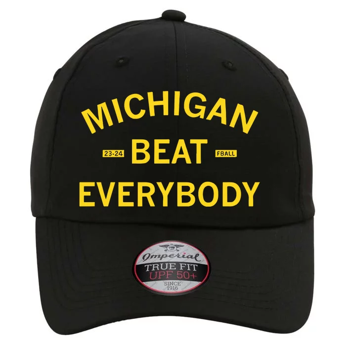 Raygunsite Michigan Beat Everybody 23 24 Fball New The Original Performance Cap