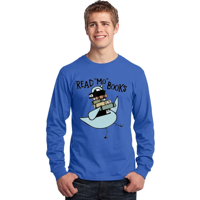 Read Mo Books Pigeon Library Reading Books Reader 2024 Tall Long Sleeve T-Shirt