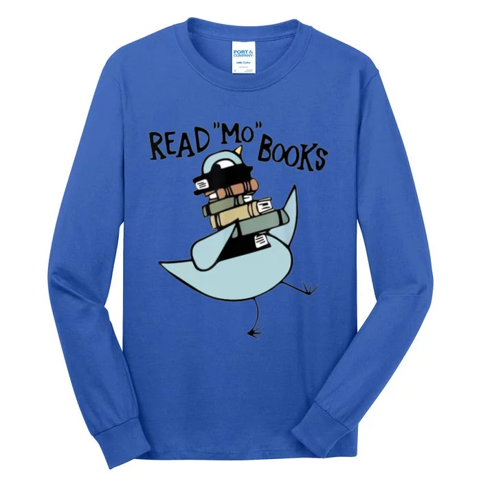 Read Mo Books Pigeon Library Reading Books Reader 2024 Tall Long Sleeve T-Shirt