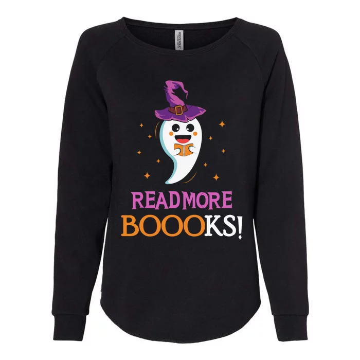 Read More Books Boo Halloween Costume Reading Lover Ghost Gift Womens California Wash Sweatshirt