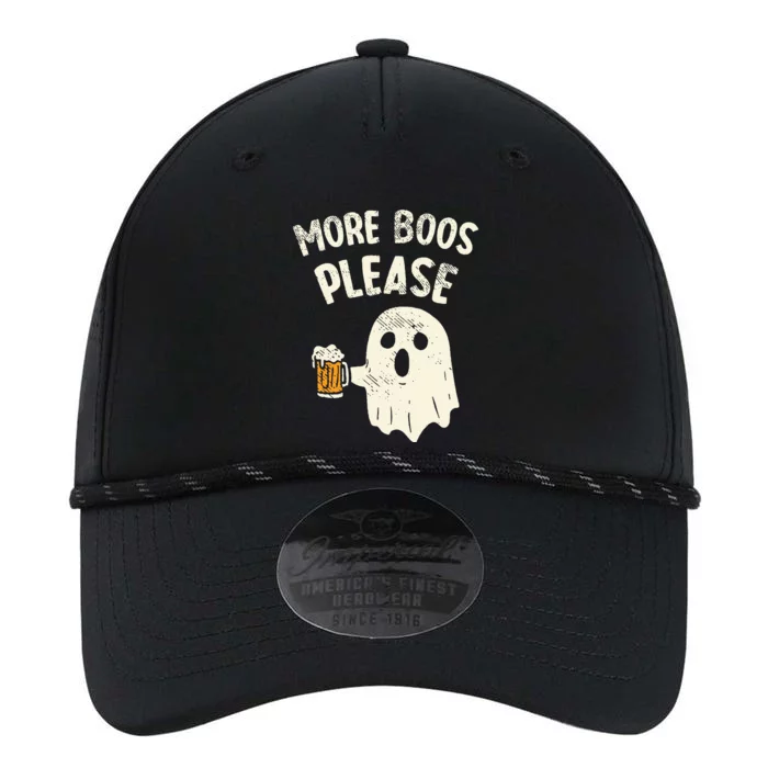 Retro More Boos Please Ghost Beer Halloween Costume Performance The Dyno Cap