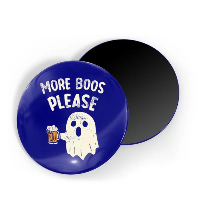 Retro More Boos Please Ghost Beer Halloween Costume Magnet