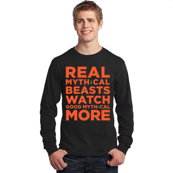 Real Mythical Beasts Watch Good Mythical More Tall Long Sleeve T-Shirt