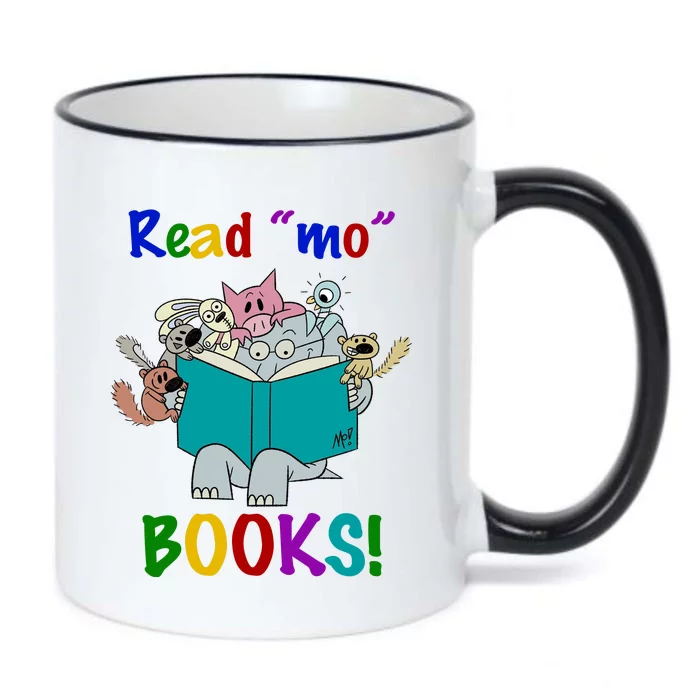 Read Mo Books Elephant Animals Black Color Changing Mug