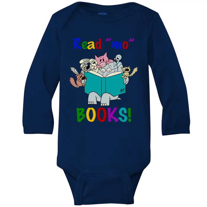 Read Mo Books Elephant Animals Baby Long Sleeve Bodysuit