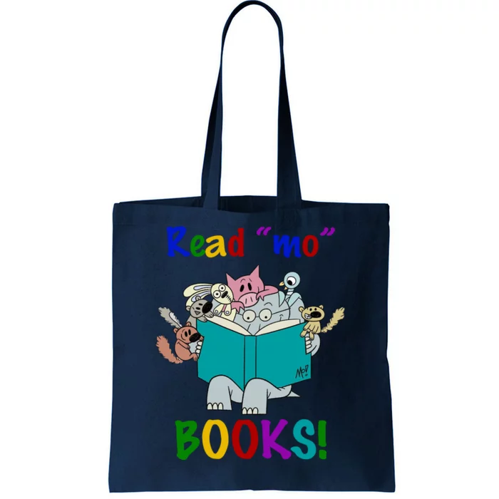 Read Mo Books Elephant Animals Tote Bag