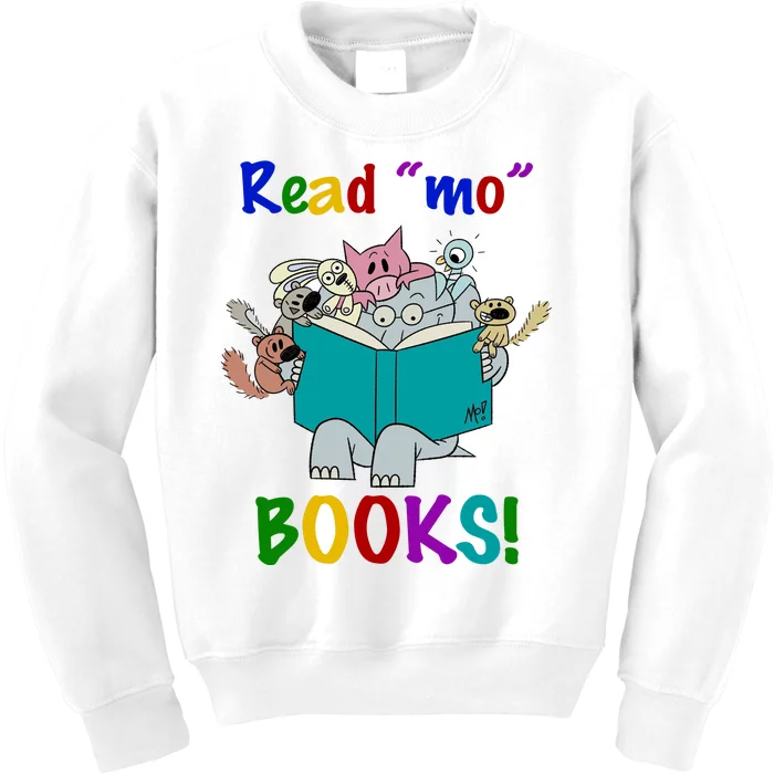 Read Mo Books Elephant Animals Kids Sweatshirt