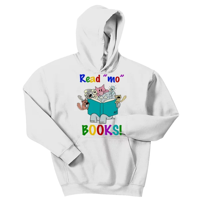 Read Mo Books Elephant Animals Kids Hoodie