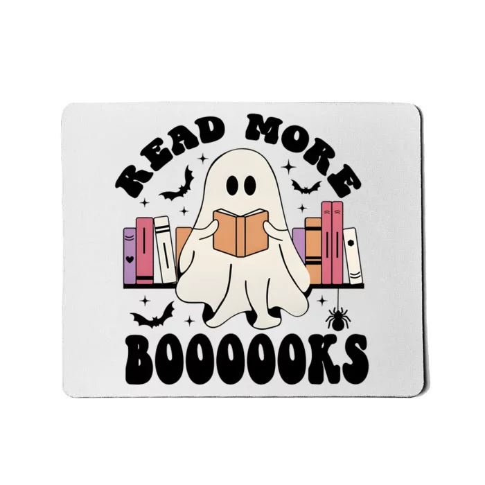 Read More Books Funny Halloween Ghost Books Mousepad