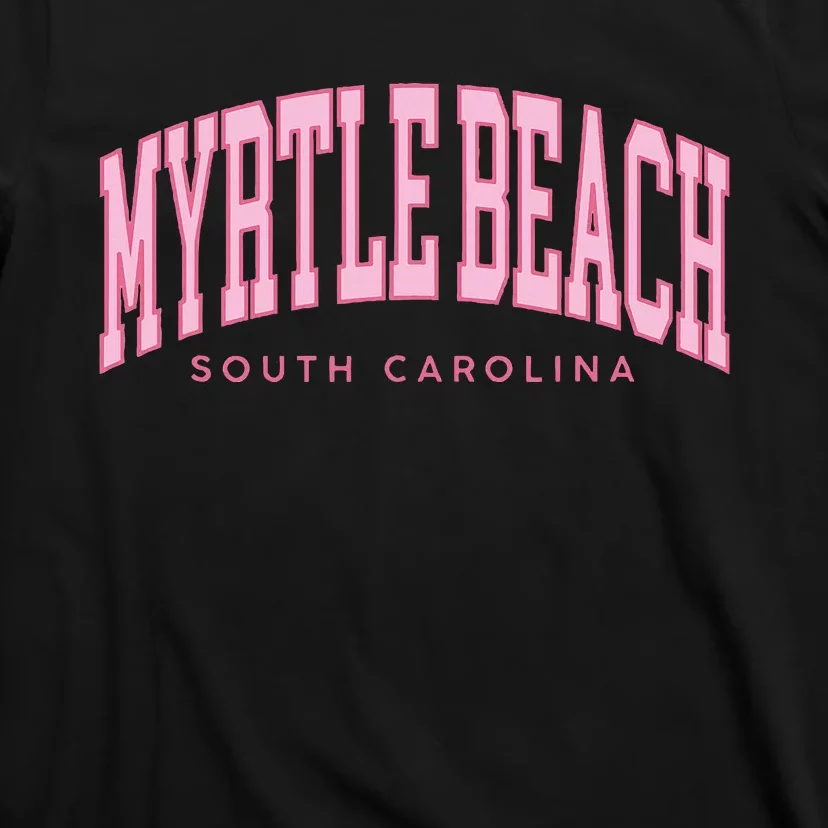 Retro Myrtle Beach South Carolina Beach Summer T-Shirt