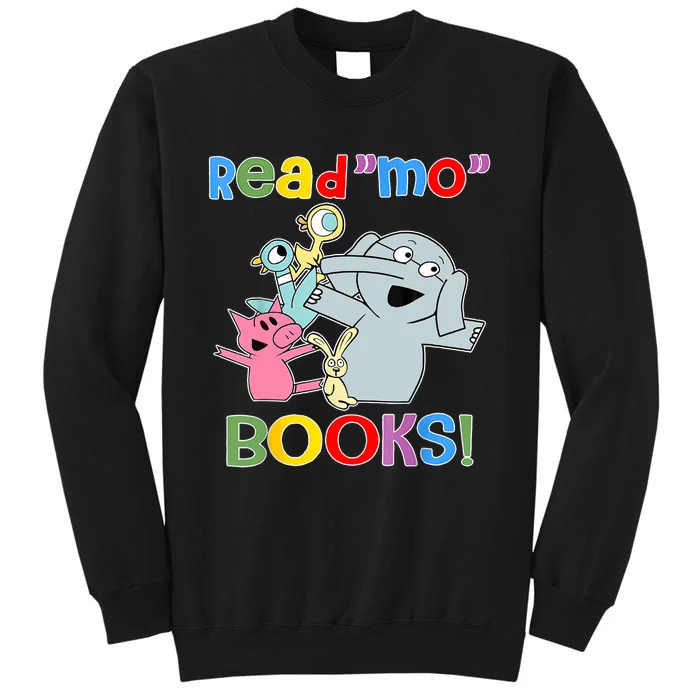 Read Mo Book Cute School Teacher Librarian Elephant Pigeon Sweatshirt