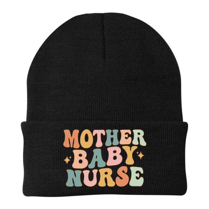 Retro Mother Baby Nurse Postpartum Nurse Mom Baby Nursing Knit Cap Winter Beanie