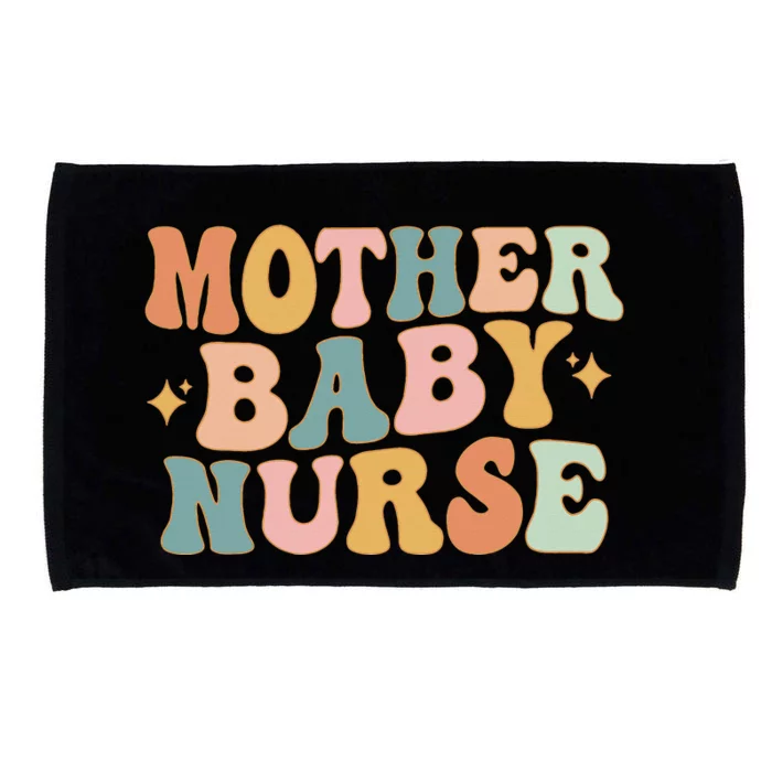 Retro Mother Baby Nurse Postpartum Nurse Mom Baby Nursing Microfiber Hand Towel