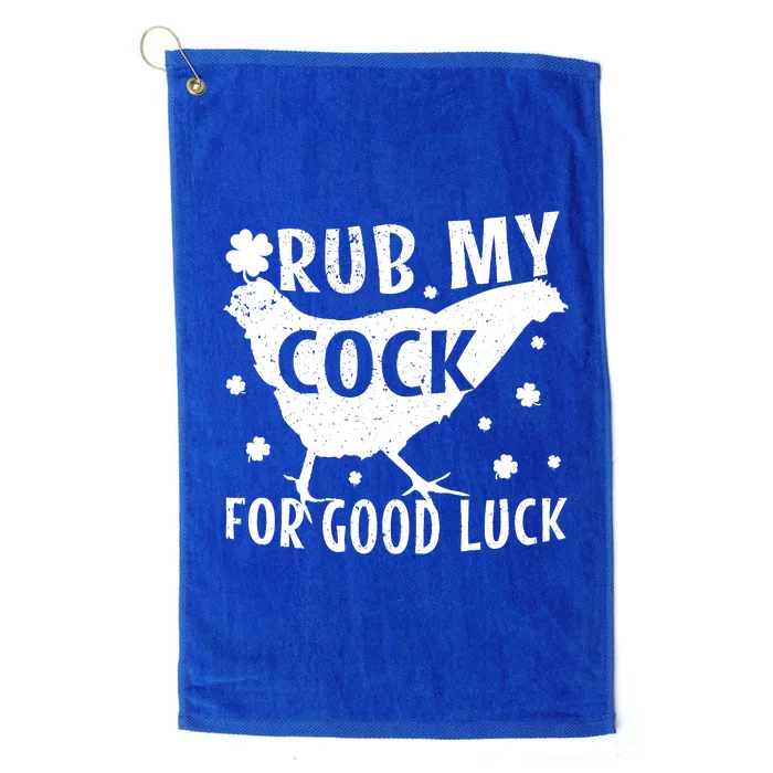 Rub My Cock For Good Luck Platinum Collection Golf Towel