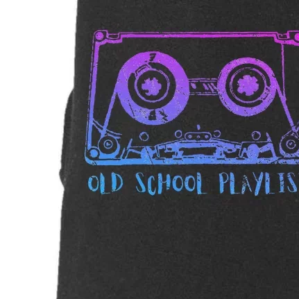 Retro Music Cassette Tape Mixtape. I Love The 80s Doggie 3-End Fleece Hoodie