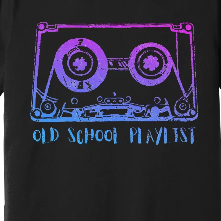 Retro Music Cassette Tape Mixtape. I Love The 80s Premium T-Shirt