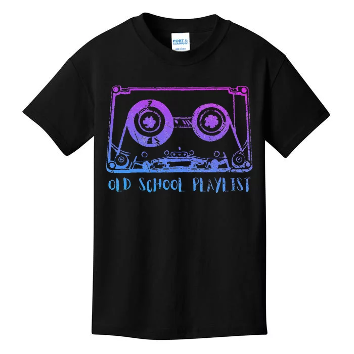 Retro Music Cassette Tape Mixtape. I Love The 80s Kids T-Shirt