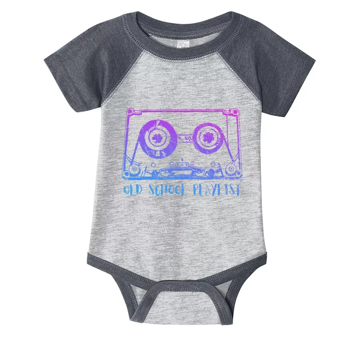 Retro Music Cassette Tape Mixtape. I Love The 80s Infant Baby Jersey Bodysuit