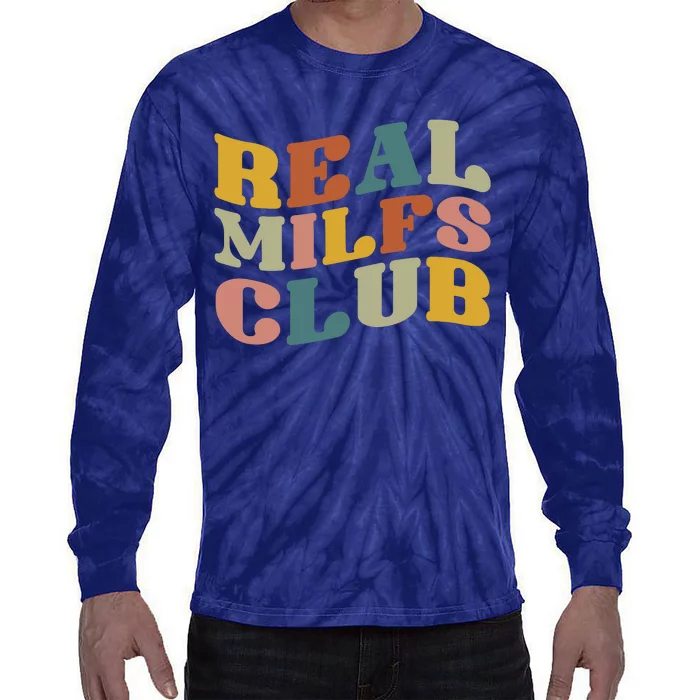 Real Milfs Club Tie-Dye Long Sleeve Shirt