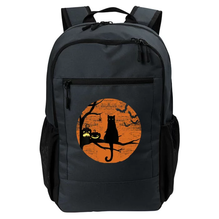 Retro Moon Cat Mom Gift Daily Commute Backpack