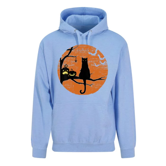 Retro Moon Cat Mom Gift Unisex Surf Hoodie