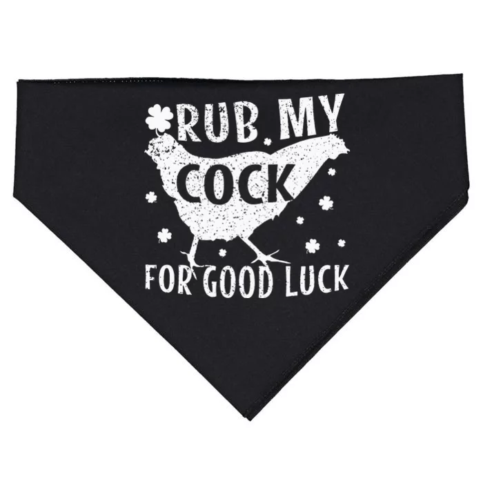 Rub My Cock For Good Luck USA-Made Doggie Bandana