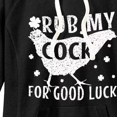 Rub My Cock For Good Luck Women's Fleece Hoodie