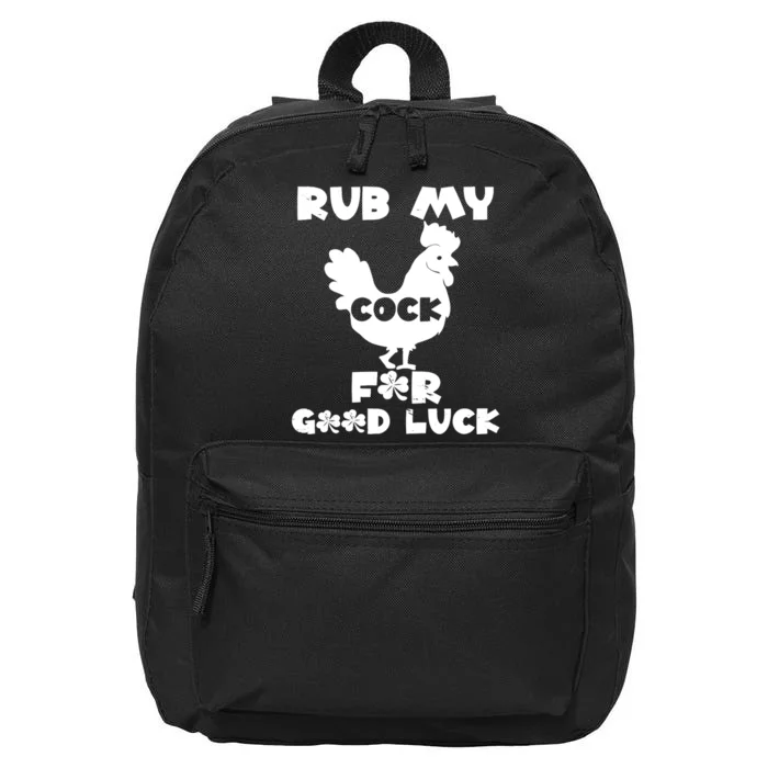 rub my cock for good luck 16 in Basic Backpack