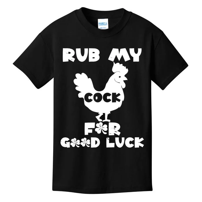 rub my cock for good luck Kids T-Shirt