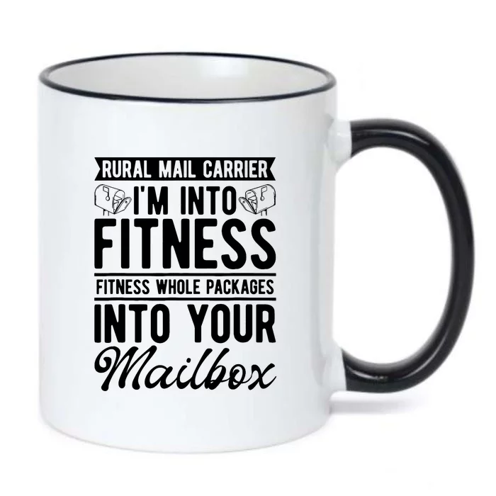 Rural Mail Carrier Fitness Whole Packages Into Your Mailbox Funny Black Color Changing Mug