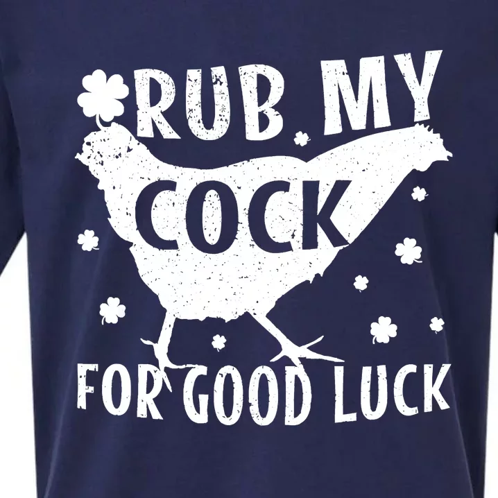 Rub My Cock For Good Luck Sueded Cloud Jersey T-Shirt