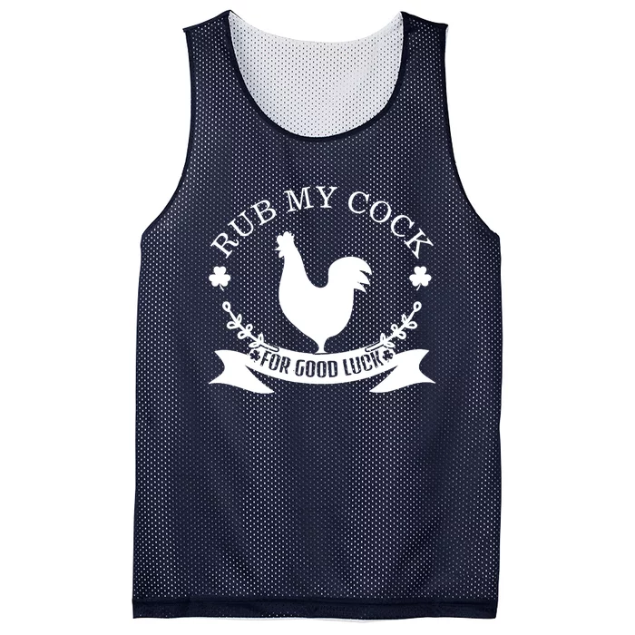 rub my cock for good luck Mesh Reversible Basketball Jersey Tank